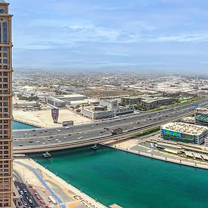 شقة Al Habtoor - Noora Tower, Business Bay, دبي